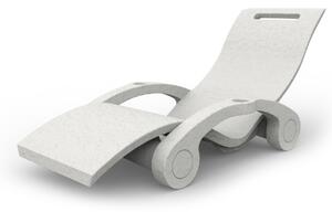 Lettino Chaise Longue Galleggiante da Esterno Giardino Arkema Serendipity Bianco