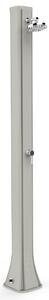 Doccia Solare da Giardino 40L Miscelatore Arkema Big Happy Five Bianco