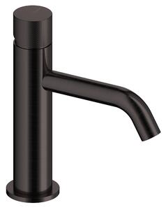 SANYCCES LOOP K ColdOpen Miscelatore monocomando per lavabo 17,3 cm, nero metallizzato