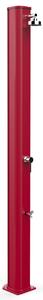 Doccia Solare da Giardino 40L Miscelatore e Lavapiedi Arkema Big Jolly Cherry