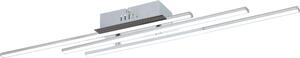 Plafoniera LED cromo bianco Parri