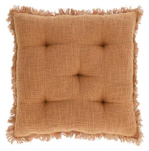 Cuscino per sedia Brunela 100 % cotone marrone 45 x 45 cm