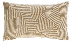 Fodera cuscino Devi 100% cotone e righe beige e marroni 30 x 50 cm
