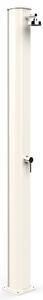Doccia Solare da Giardino 40L Miscelatore Arkema Big Jolly Bianco Crema