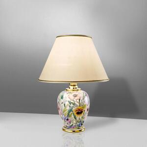 Kolarz Giardino lampada da tavolo in Vetroceramica Floreale oro 24 carati