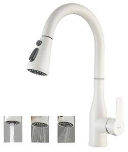Rubinetto da cucina con 3 tipi di getto, miscelatore estraibile
