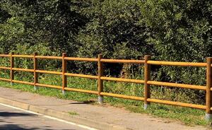 Recinzione con 3 Fori 200xH150 cm in Legno