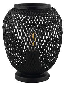 EGLO 43267 Lampada da tavolo "DEMBLEBY 1" legno, nero, escl. lampadine
