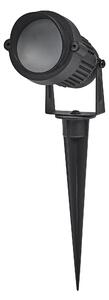 LEDVANCE ENDURA HYBRID SPOT SPIKE luce per esterni, luce ibrida, 1W, 60lm, colore della luce bianco caldo, temperatura di colore 3.000K, nero, alluminio, classe di protezione IP44 e IP67, funzionamento solare e a rete