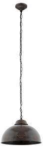 Lampada a sospensione Truro 2 Ø 36cm marrone antico