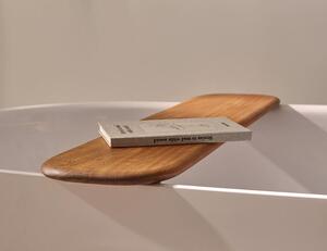 SANYCCES CALMA Vassoio da bagno 90 cm x 20 cm x 4 cm, legno duro iroko