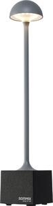 Sompex FLORA grigio Lampada da tavolo a batteria