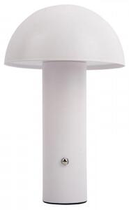 Leitmotiv - Lampada da tavolo Fuego - Bianca - Ø15cm Lampada da tavolo - Lampada da comodino, soggiorno, camera da letto