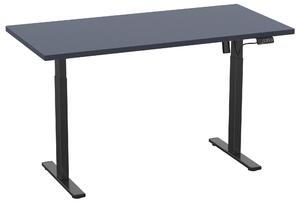 Scrivania LonaE con funzione alza/abbassa elettrica 160x80x71-120cm antracite, nero