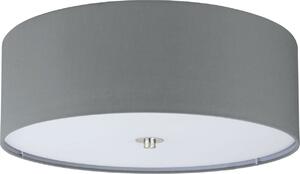 Eglo 94921 Pasteri plafoniera con paralume in tessuto Ø 48cm grigio Lampada