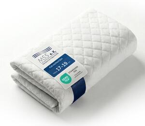 Copertura per materasso MSS Classic - 80x190 cm | Altezza 19 cm | Microfibra bianca | Cerniera a tutto giro | Lavabile fino a 60 °C