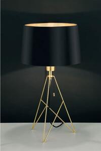 Lampada da tavolo alla moda Camporale 56cm nero, oro