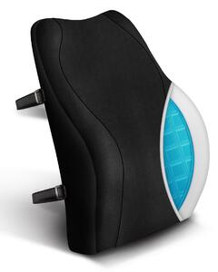 Cuscino ergonomico per il supporto lombare, schienale in gel viscoelastico per sedili auto e sedie da ufficio