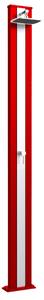 Doccia Solare da Esterno Giardino 30L Miscelatore Arkema Spring S Fascia Inox Cherry