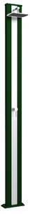 Doccia Solare da Esterno Giardino 30L Miscelatore Arkema Spring S Fascia Inox Verde