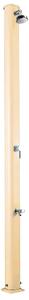 Doccia Solare da Giardino 25L Miscelatore e Lavapiedi Arkema Jolly S Champagne Bronze
