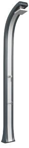 Doccia da Giardino Miscelatore e Lavapiedi Arkema Spring Plus Fascia Inox Antracite