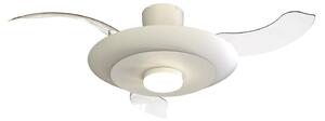 Ventilatore da soffitto LED Kyoto bianco DC silenzioso CCT 106 cm - Mantra Mantra Iluminación, Kyoto, dimmerabile, Bianco, Soggiorno, Metallo, Moderno