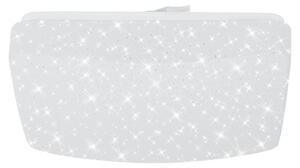 TELEFUNKEN PETSCHORA Plafoniera LED, decorazione a stella, rilevatore di movimento, sensore crepuscolare, portata 8m, bianco, 27 x 27 x 7,6 cm