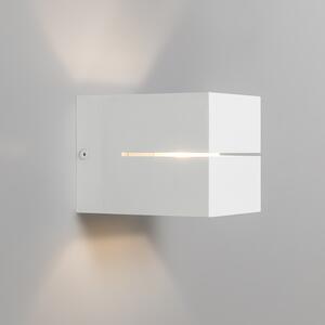 Lampada da parete moderna bianca 9,7 cm - Transfer Groove