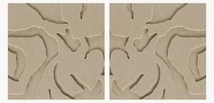 Set di 2 opere d'arte acustiche Soft Embrace