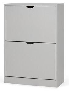 Scarpiera grigia con ante ribaltabili 50x82x24 cm Stelo – Bonami Essentials