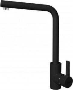 ELLECI Rubinetto Cucina Miscelatore Monocomando Canna Alta Bocca Girevole colore Nero - MGKX0140