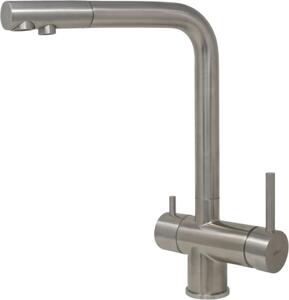 ELLECI Rubinetto Cucina Miscelatore Monocomando colore Acciaio Inox - MIKTOUIN Tourmaline Inox