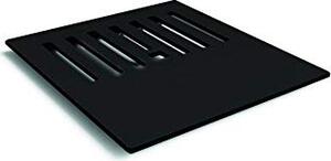 ELLECI Tagliere Rettangolare Multifunzione in HPL 34 x 38 x 8 cm cm colore Nero - ATH073BK