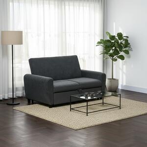DecHome Divano Letto Clic-Clac 2 Posti Moderno in Velluto Dimensioni 148x87x88 cm colore Grigio
