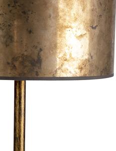 Lampada da terra oro bronzo antico 40 cm - SIMPLO