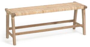 Panca Beida in legno massello di teak 120 cm