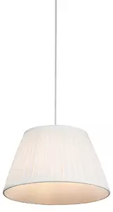 Lampada a sospensione retrò bianca 35 cm - Plisse