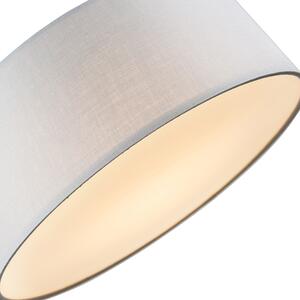 Lampada da soffitto grigio 30 cm con LED - Drum LED