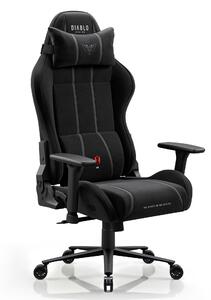 Sedia gaming in tessuto nera Diablo X-One 2.0 Burned Black King