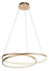 Lampada a sospensione oro 72 cm LED dimmerabile - ROWAN