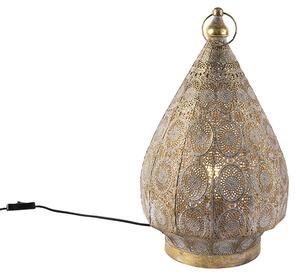 Lampada da tavolo orientale oro 28 cm - MOWGLI