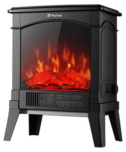 Caminetto elettrico compatto da pavimento 1500 W