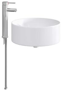 Lavabo da bagno Cromato 40,5 x 40,5 x 15,5 cm Metallo