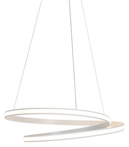 Lampada a sospensione moderna bianca 74 cm con LED dimmerabile - Rowan