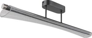 Plafoniera LED, antracite opaco, bolle acriliche, L 81 cm