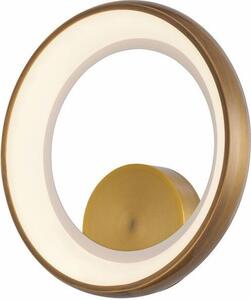 Applique LED Thea oro scuro 20W Bianco neutro 1600lm metallo dim.: 30x30x7 cm IP20 Reality