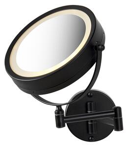 Specchio bagno design nero LED orientabile IP44 - VICINO