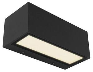 Lampada da parete per esterni GEMINI nero Lutec 5189112012