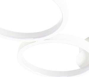 Plafoniera design bianca dimmerabile a LED 3 stati - PANDE
